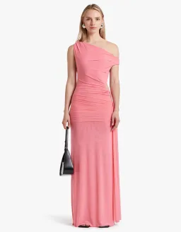Bec and Bridge Kailani Asym Dress Pink Size 6 for rent on The Volte - image 1
