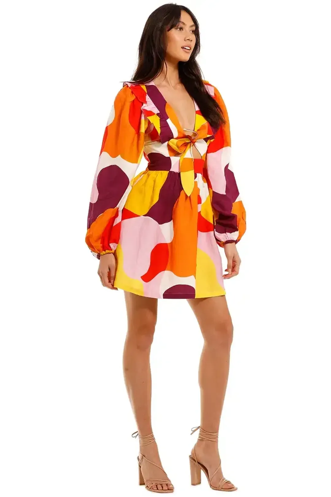 Rebecca Vallance Del Rio Mini Dress Multi Size 12 for rent on The Volte - main image