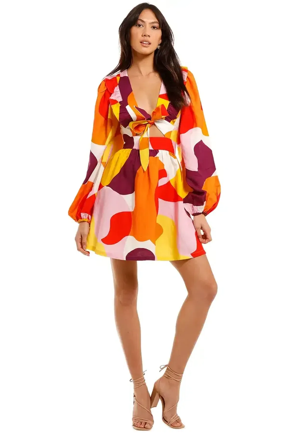 Rebecca Vallance Del Rio Mini Dress Multi Size 12 for rent on The Volte - main image