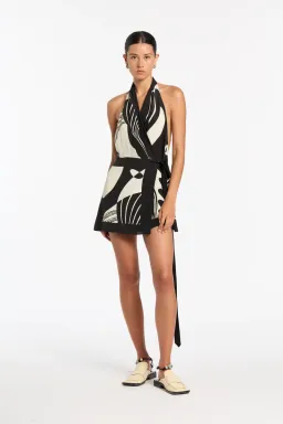 Sir The Label Realisme Wrap Mini Dress Papier Print Size 2 / AU 10 for rent on The Volte - image 1