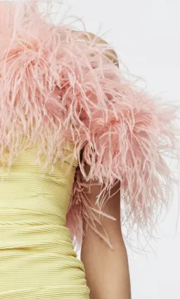 Rachel Gilbert Zion Midi Dress Lemon Yellow Size 4 / AU 14 for rent on The Volte - image 2