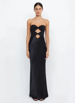 Bec & Bridge Halle Strapless Dress Black Size 8 for rent on The Volte - image 1