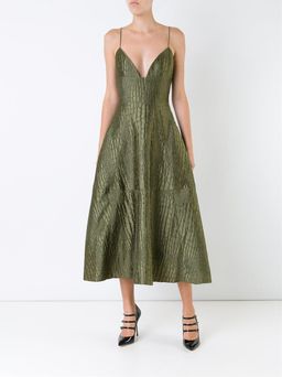 Alex Perry - La Verne Dress Khaki Size 6 for rent on The Volte - image 1