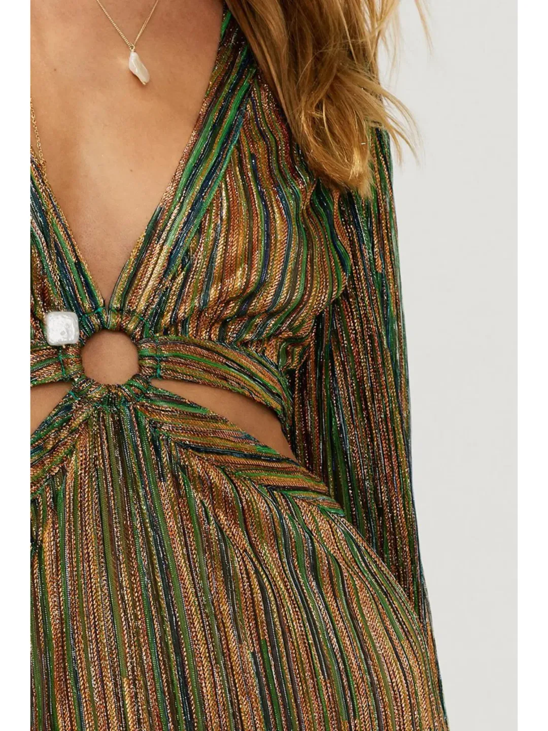 Suboo Ana Cut Out Maxi Dress in Multi Size AU 6 for rent on The Volte - main image