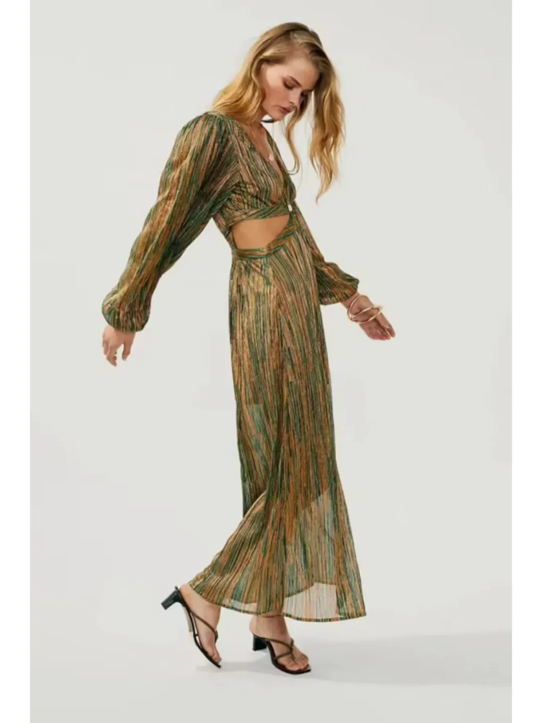 Suboo Ana Cut Out Maxi Dress in Multi Size AU 6 for rent on The Volte - main image