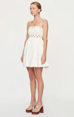Clea Kalina Mini Dress White Size S / AU 8 for rent on The Volte - image 4
