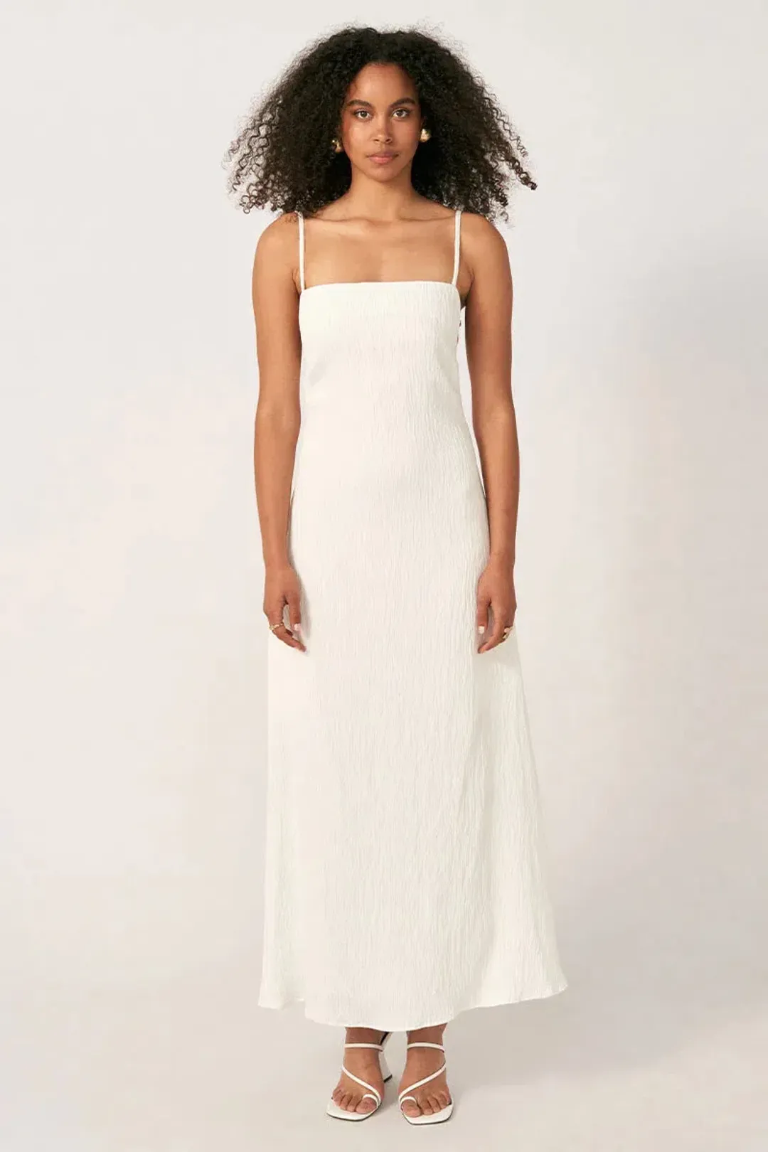 Sovere Georgia Maxi Dress White Size 8 for rent on The Volte - main image