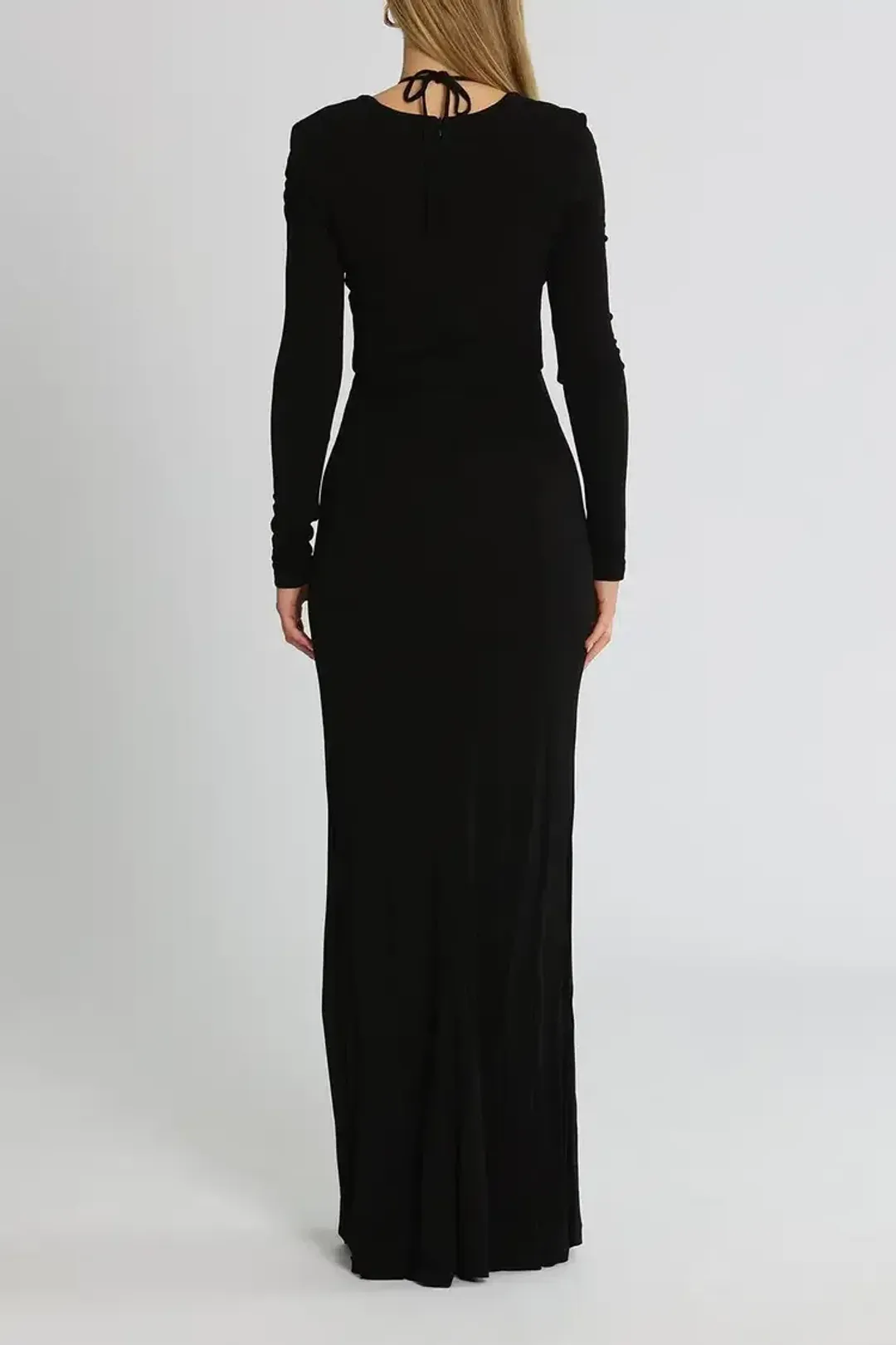 Rebecca Vallance Riccardo Gown in Black Size 8 for rent on The Volte - main image