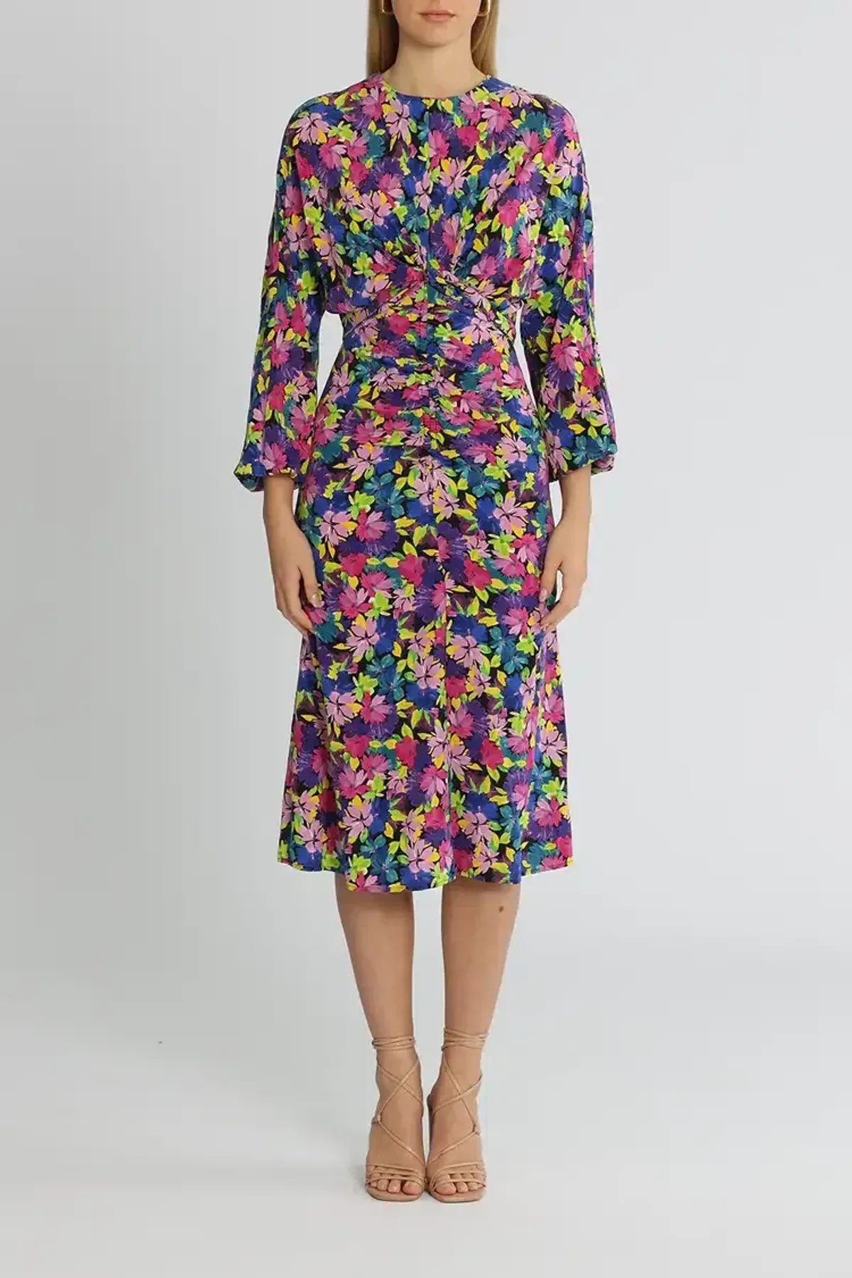 Rebecca Vallance La Isla Bonita Midi Dress Floral Size 12 for rent on The Volte - main image