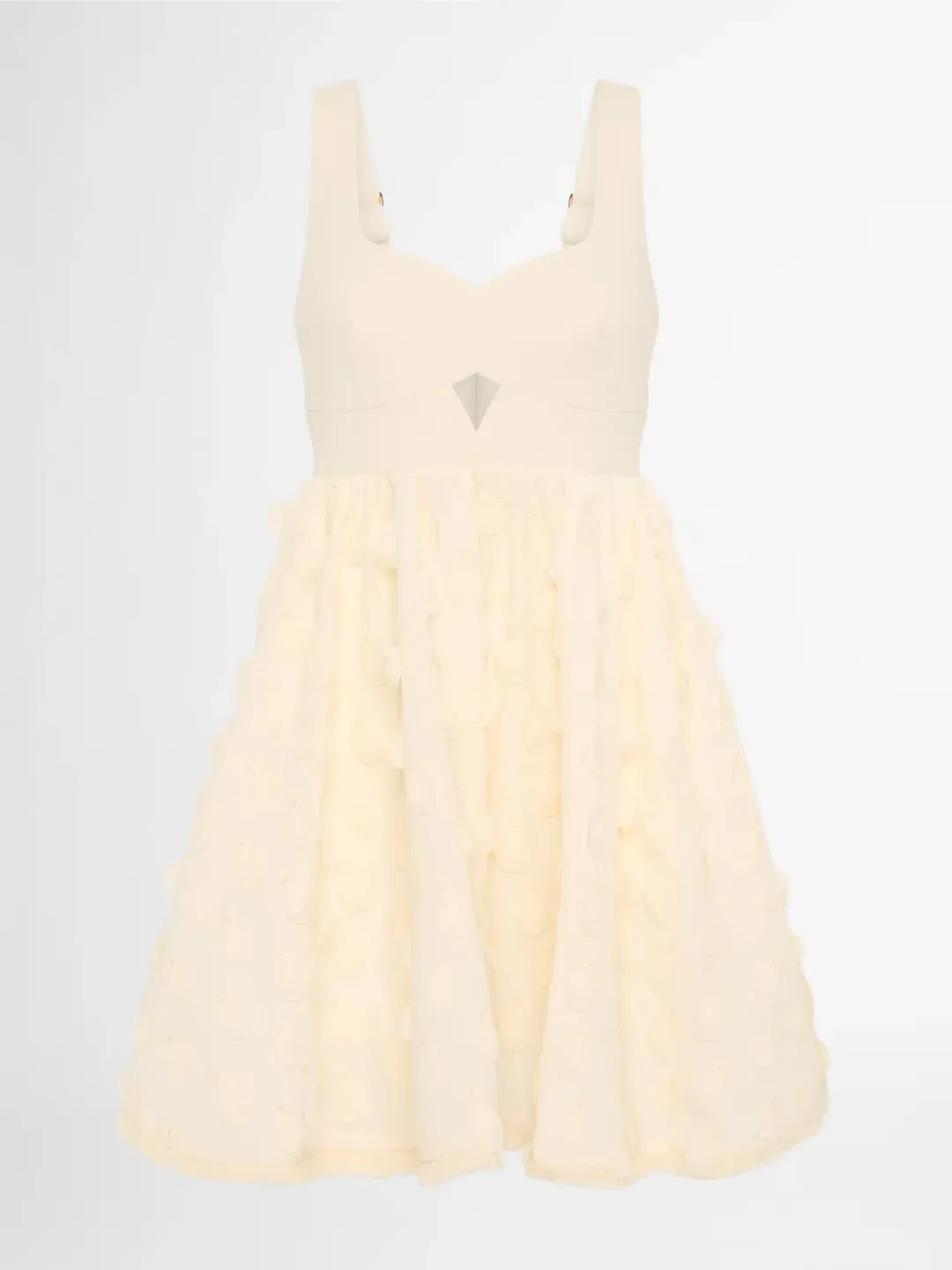 Sheike Imani Mini Dress Cream Size 16 for rent on The Volte - main image