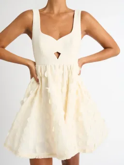 Sheike Imani Mini Dress Cream Size 16 for rent on The Volte - image 3