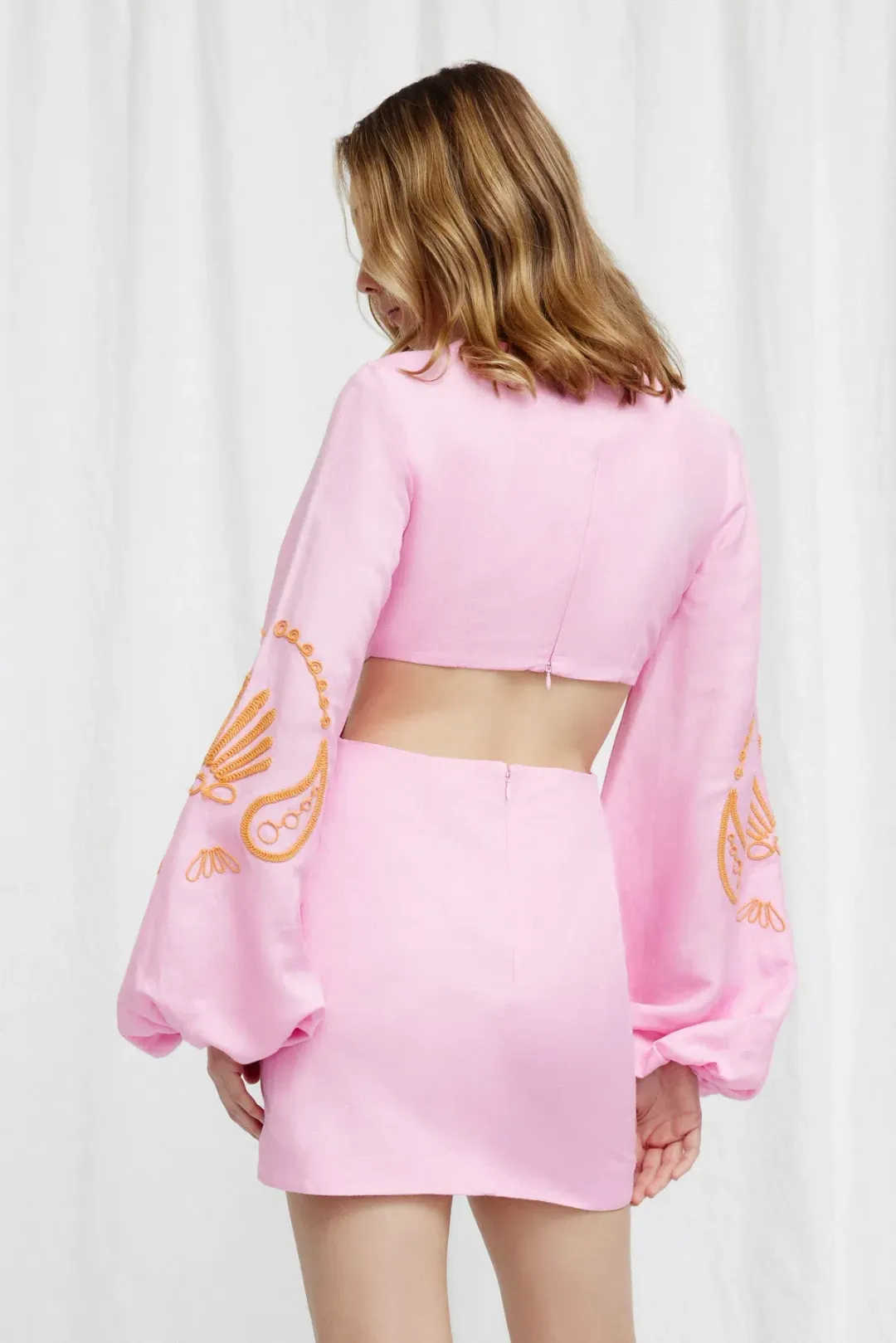 Significant Other Seren Mini Dress Fuchsia Size 12  for rent on The Volte - main image