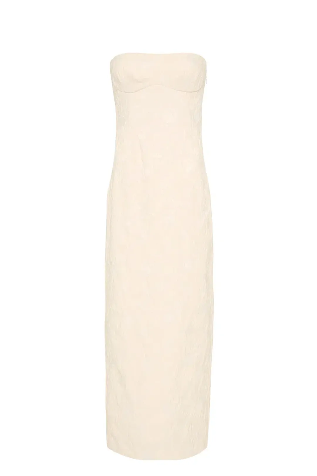 Sir The Label Etienne Column Gown Cloud Jacquard Size 0/AU 6 for rent on The Volte - main image