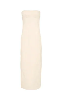 Sir The Label Etienne Column Gown Cloud Jacquard Size 0/AU 6 for rent on The Volte - image 3