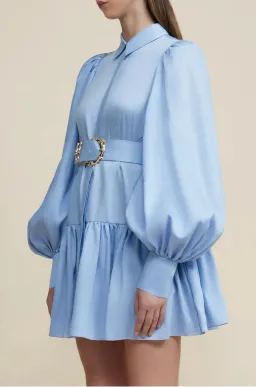 Acler Sherwood Dress Cornflower Blue Size 16 for rent on The Volte - image 2