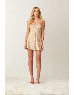 Bec & Bridge Zoe Silk Pleat Mini Dress Floral Size AU 6 for rent on The Volte - image 1