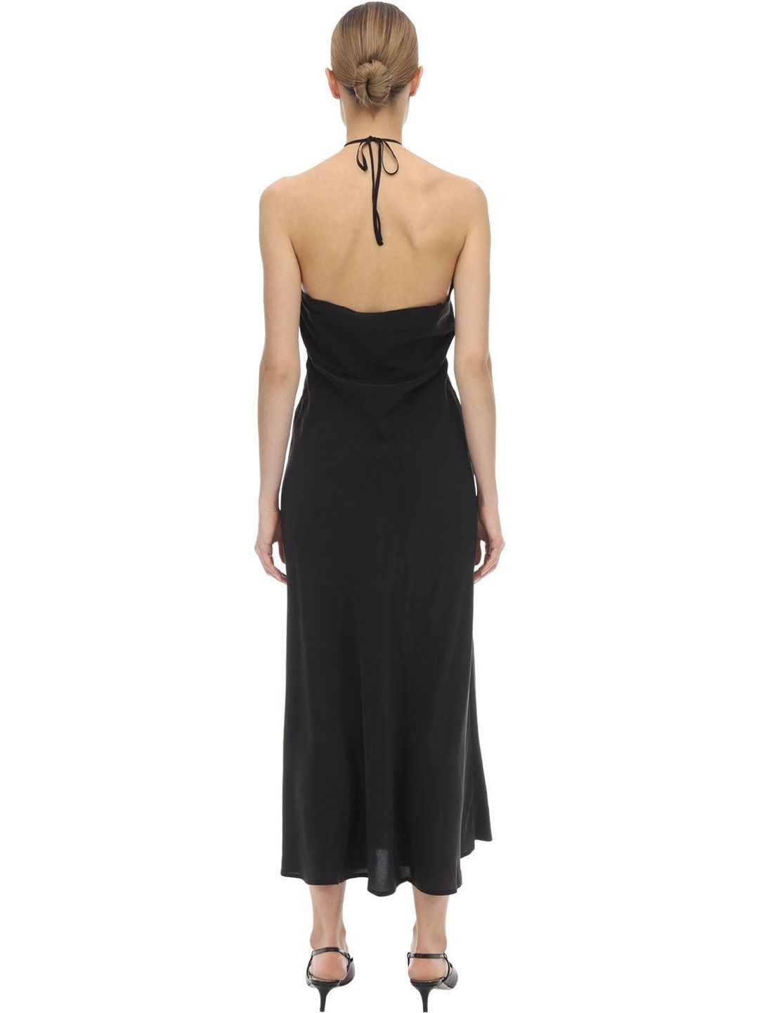 Rixo London Lana Dress black  for rent on The Volte - main image