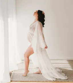 We Are Reclamation Bloom Where You Are Gown White One Size for rent on The Volte - image 9