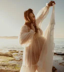 We Are Reclamation Wish For It Gown Cream One Size for rent on The Volte - image 4