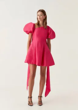 Aje Arista Tulip Sleeve Mini Dress Size 12  for rent on The Volte - image 1
