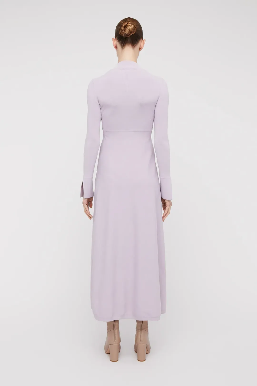 Scanlan Theodore Polo Dress Mauve Size 6 for rent on The Volte - main image