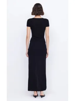 Bec & Bridge Caspian Knit Maxi Skirt Black Size AU 6 for rent on The Volte - image 3