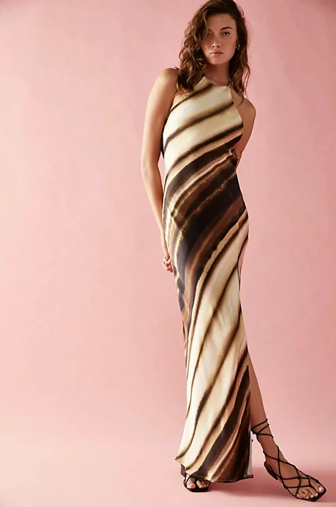 Bec & Bridge Watercolour Maxi Dress Print Size 8 for rent on The Volte - main image