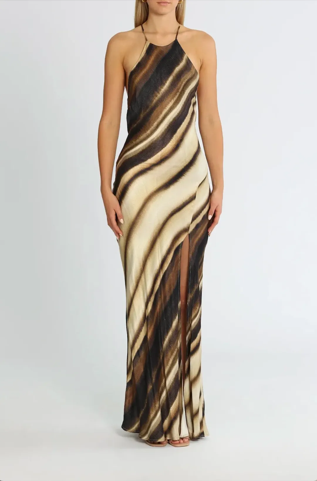 Bec & Bridge Watercolour Maxi Dress Print Size 8 for rent on The Volte - main image