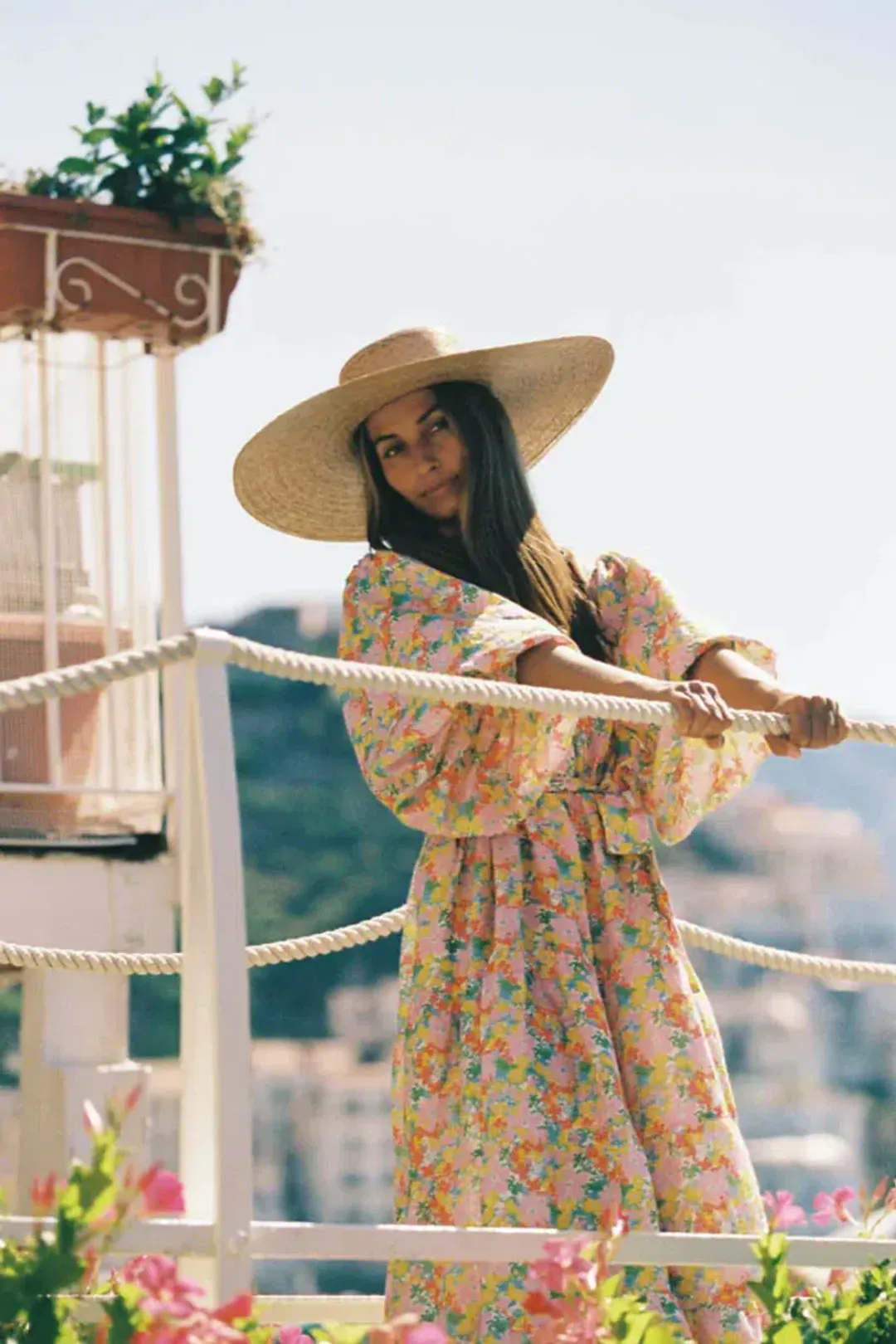 La Boheme Frida Maxi Dress Palermo Floral One Size for rent on The Volte - main image