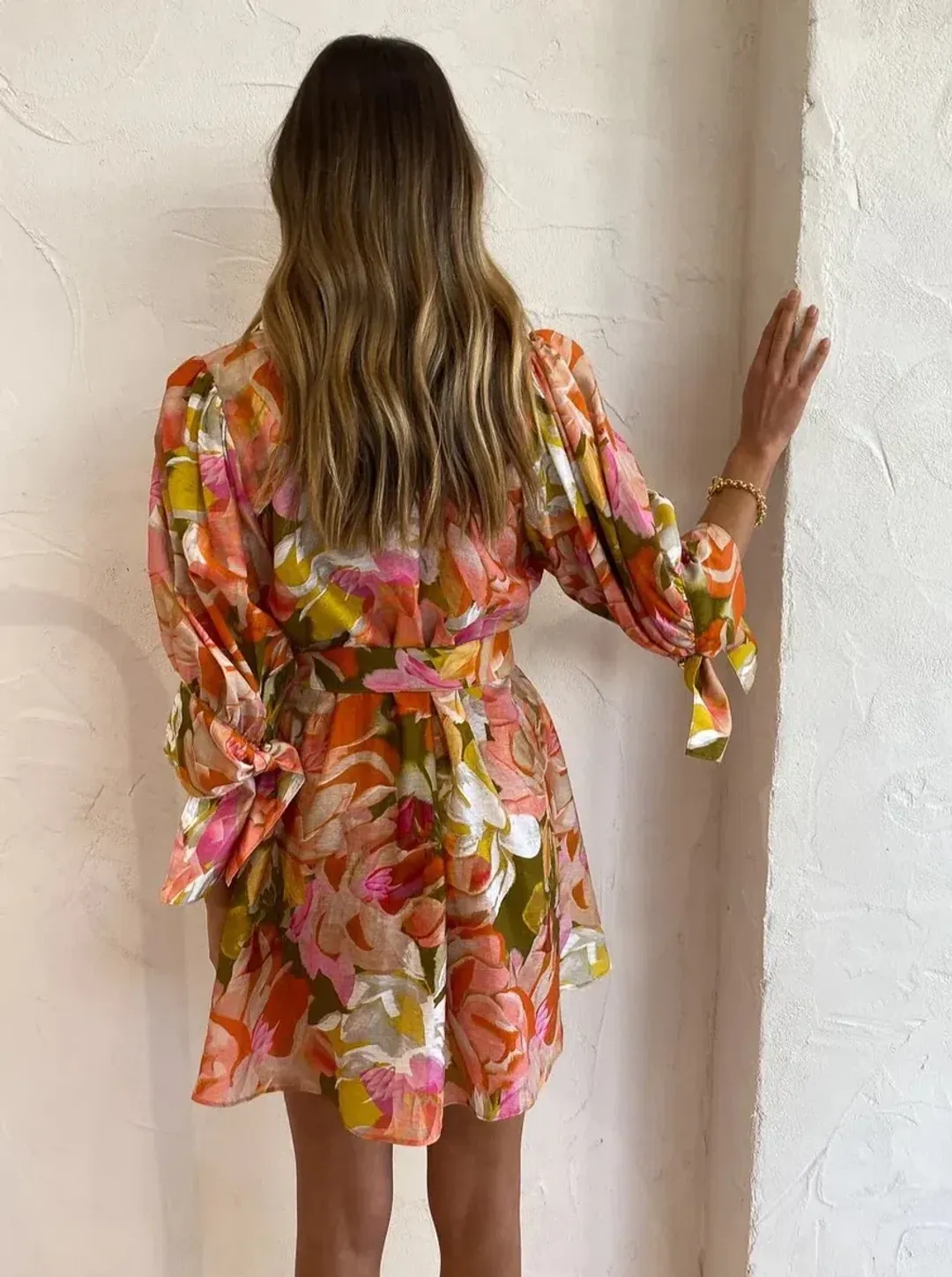 Acler Hendrix Dress Floral Size AU 12 for rent on The Volte - main image