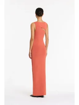 Sir the Label Nadja Cut Out Dress in Coral Size 0 / AU 6 for rent on The Volte - image 6