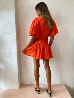 By Nicola Fiesta Stitch Mini Dress Cherry Size AU 12 for rent on The Volte - image 3