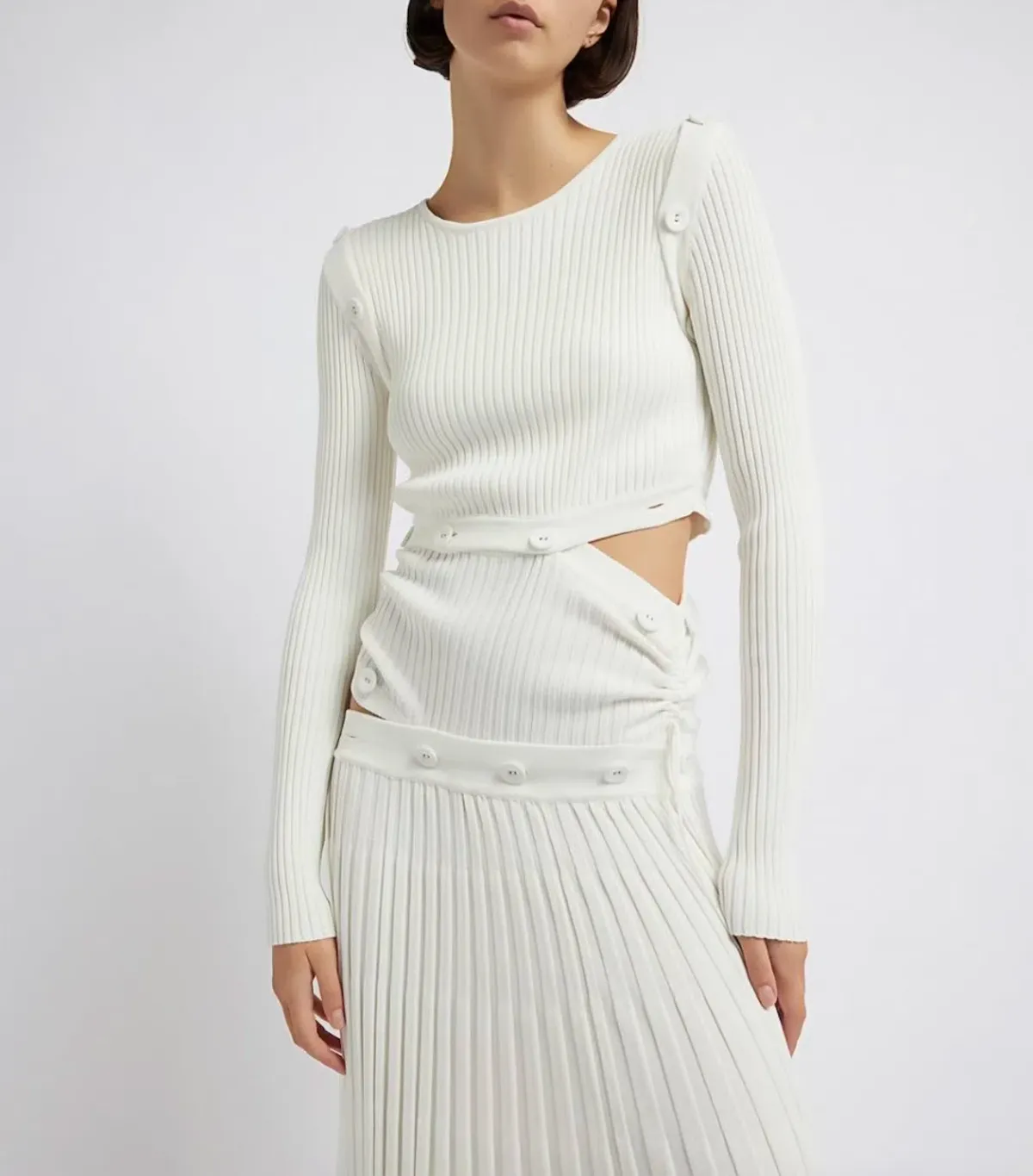 Christopher Esber Deconstruct Dress White for rent on The Volte - main image