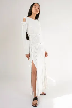 Christopher Esber Deconstruct Dress White for rent on The Volte - image 4