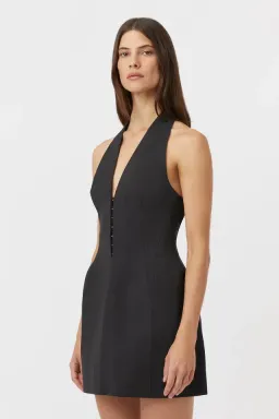 Camilla and Marc Petra Mini Dress Black Size 8  for rent on The Volte - image 2