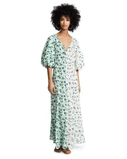 Lee Mathew’s Eloise Contrast Dress Print Size 0/ Au 6  for rent on The Volte - image 1