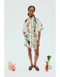 Alemais Megan Mini Dress Print Size 14 for rent on The Volte - image 1