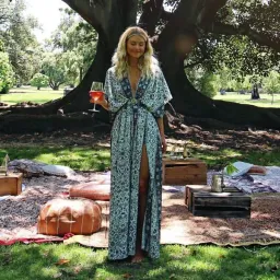 Sheike Bijar Maxi Dress Print Size 16 for rent on The Volte - image 1