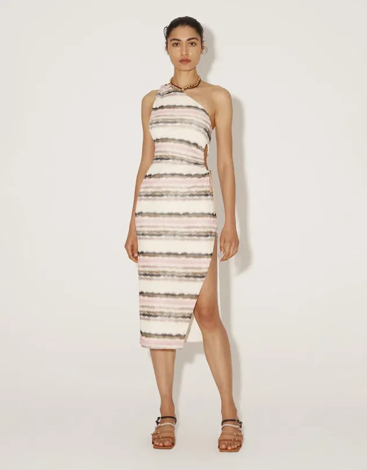 Hansen & Gretel Madre Dress Multi Print Size XS/ AU 6 for rent on The Volte - main image