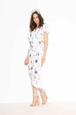 Sheike Delilah Midi Dress Floral Size 16 for rent on The Volte - image 1