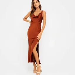 Sheike Macy Cowl Dress Copper Size 16 for rent on The Volte - image 2