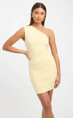 Kookai Ricky Mini Dress Butter Size 8 for rent on The Volte - image 2