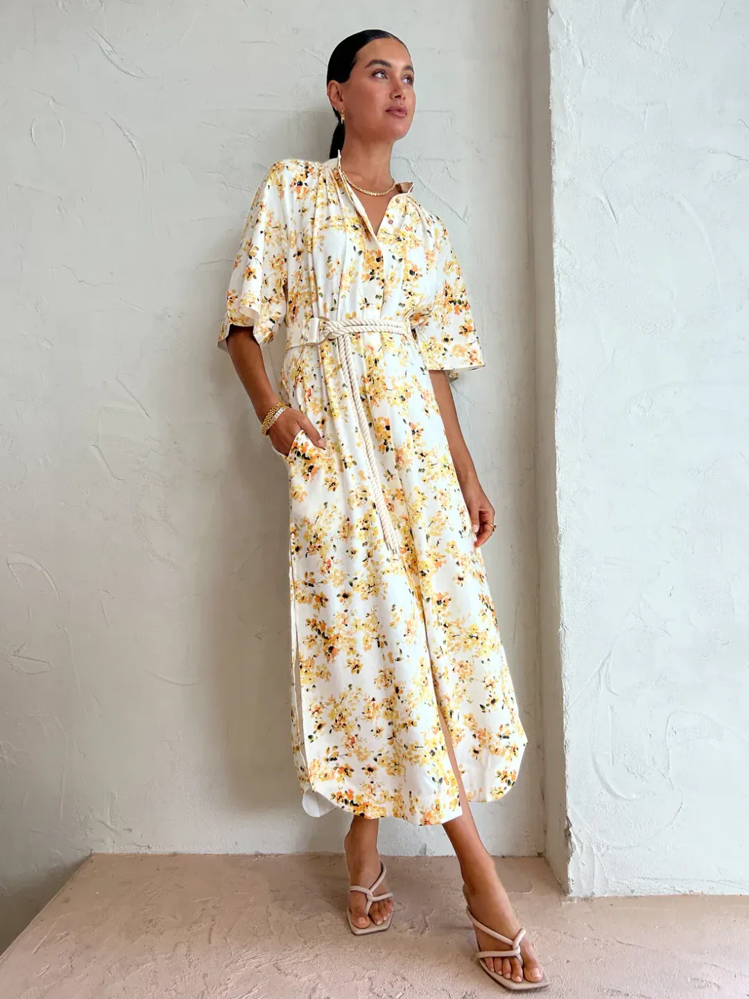 Significant Other Maia Midi Dress Floral Size 10 for rent on The Volte - main image