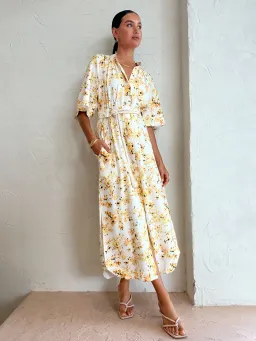 Significant Other Maia Midi Dress Floral Size 10 for rent on The Volte - image 1