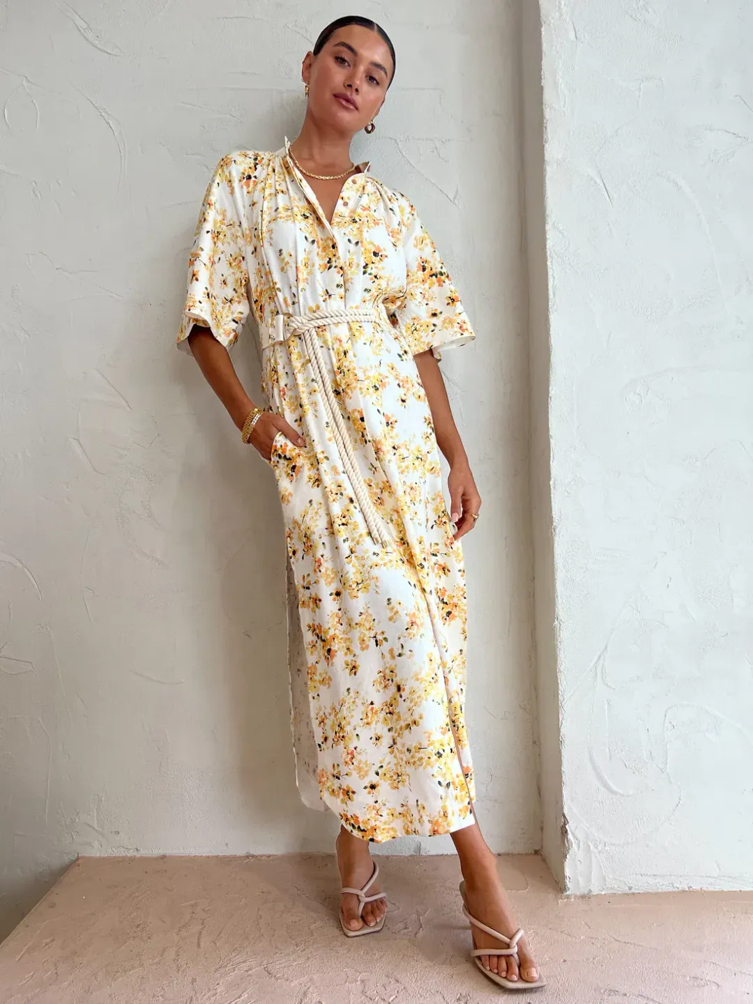 Significant Other Maia Midi Dress Floral Size 10 for rent on The Volte - main image