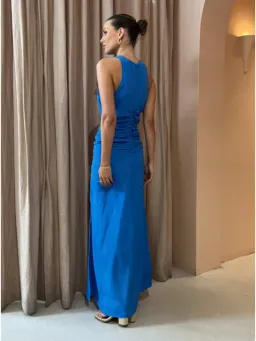 Magali Pascal Kimbie Dress in Blue Size M / AU 10 for rent on The Volte - image 3