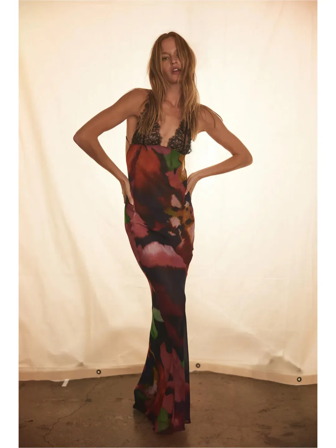 Rat & Boa Paola Floral Slip Dress Multi Size Small / AU 8 for rent on The Volte - main image