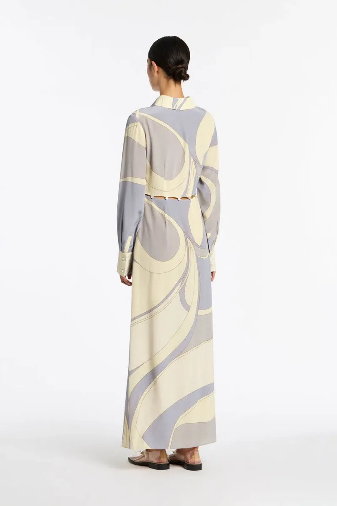 Sir the Label Adrianna Shirt Dress Print Size 1 / AU 8 for rent on The Volte - main image