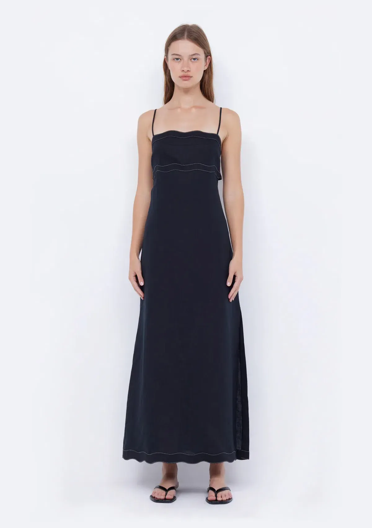 Bec and Bridge Tallulah Maxi Dress Black Size 8 for rent on The Volte - main image