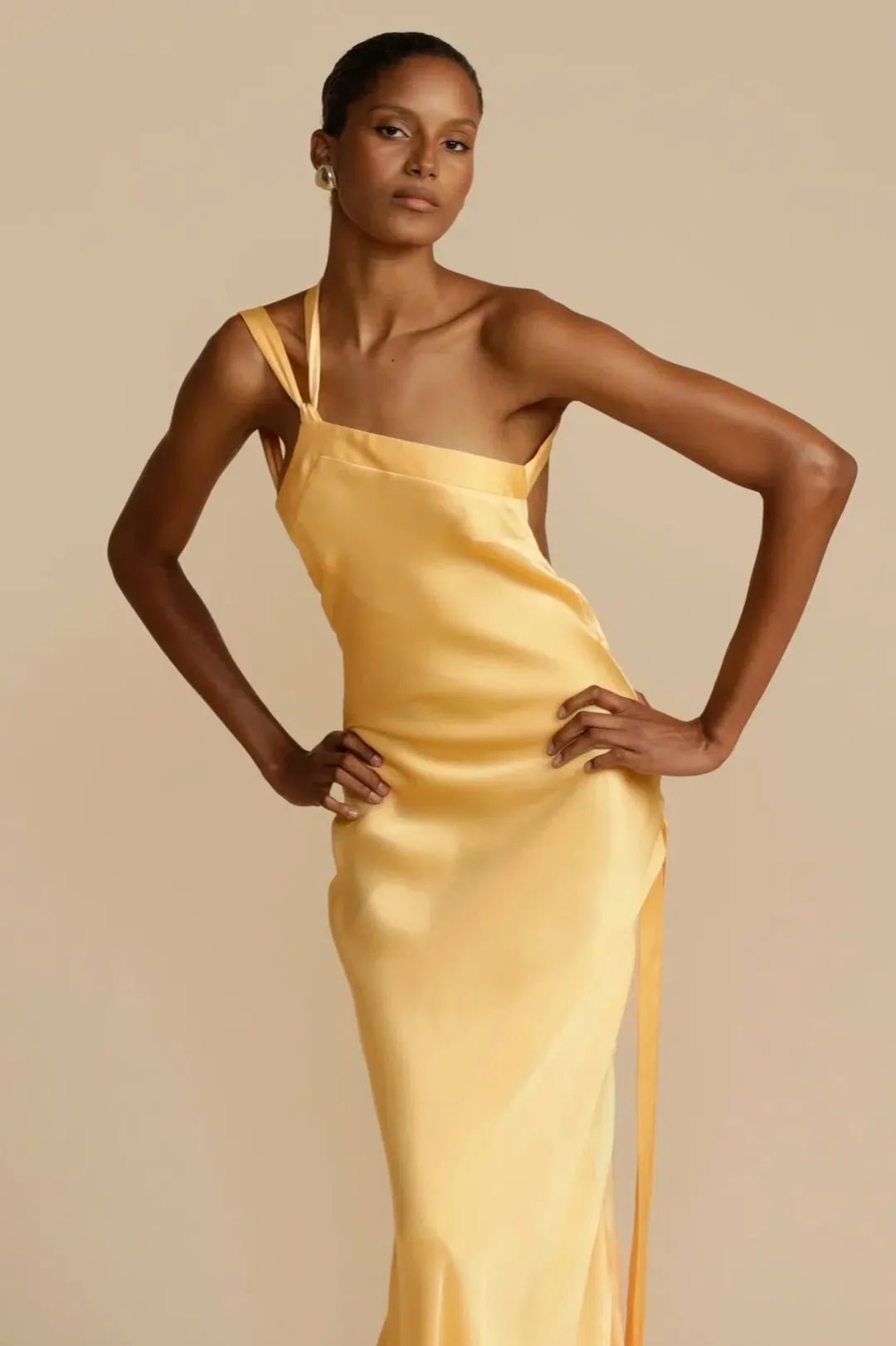 Arcina Ori Monique Dress Yellow Size 8 for rent on The Volte - main image